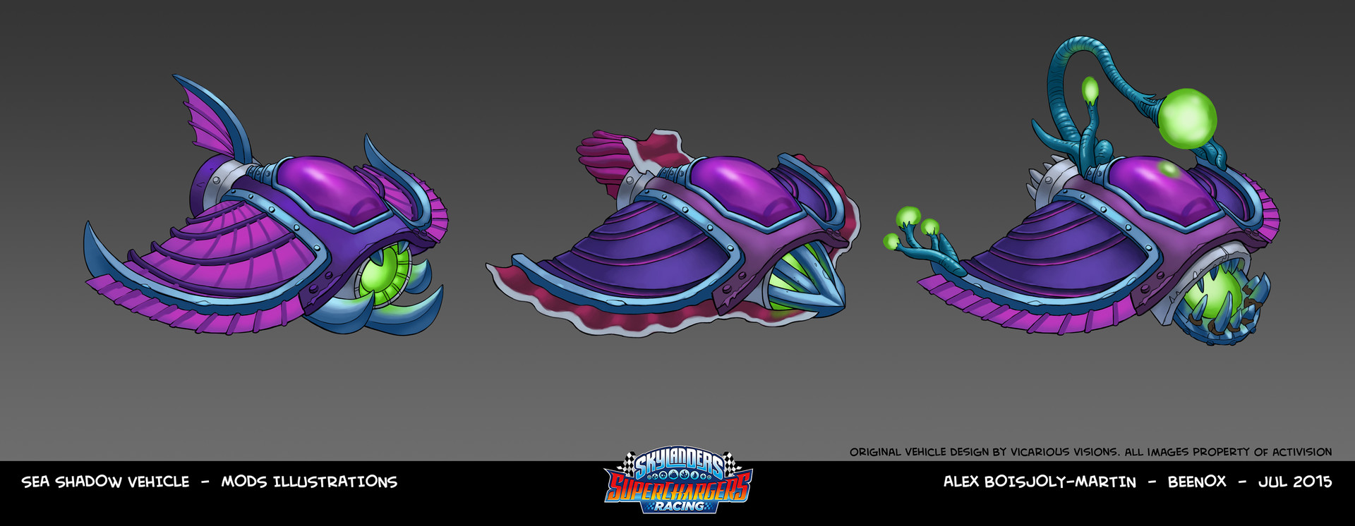 Sea Shadow mod illustrations by Alex Boisjoly-Martin