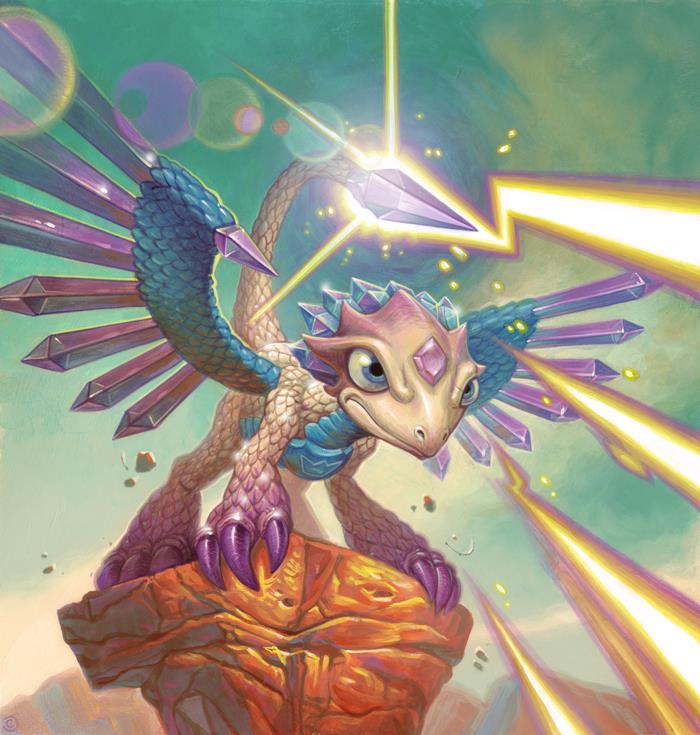 "Static Pulse" Skylanders: Battlecast card art by Chris Seaman