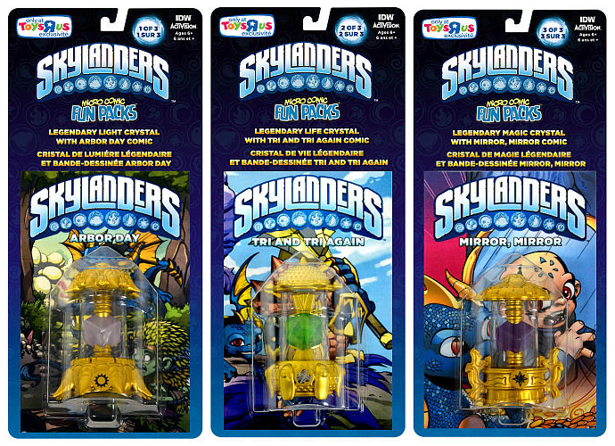 The three Legendary Micro Comic Fun Packs released for Imaginators.