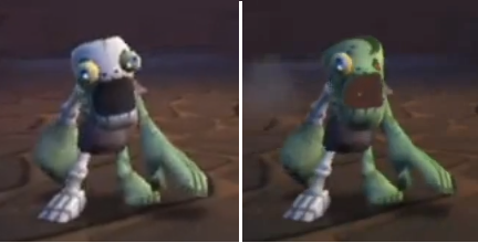 Differences between the two variations of Rotting Robbies