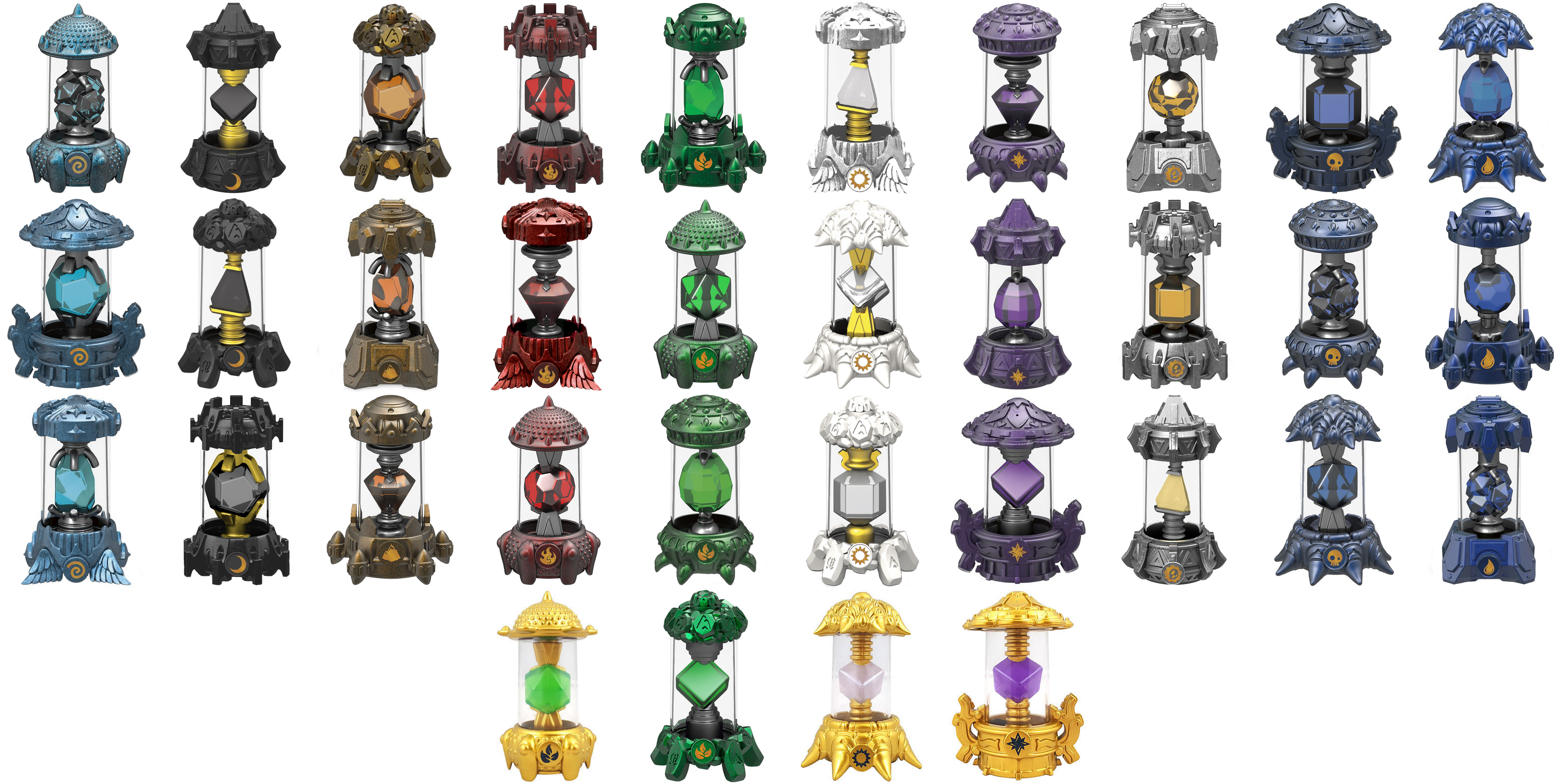 All 34 Creation Crystals.