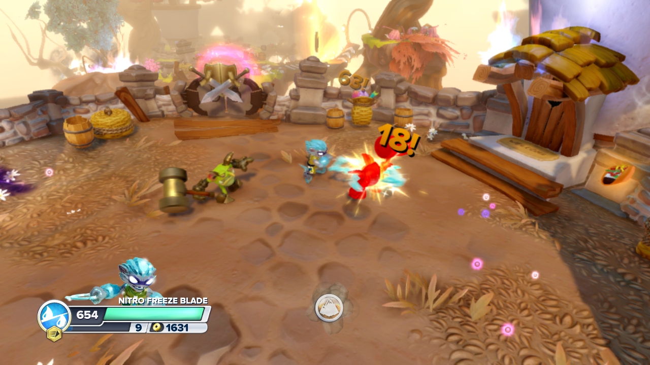Nitro Freeze Blade taking on enemies