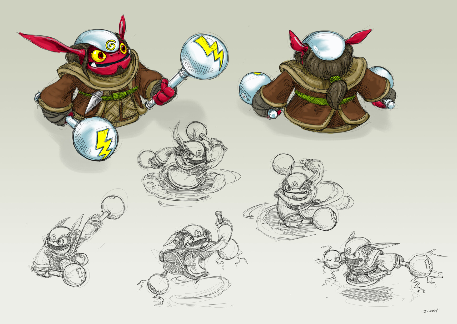 Concept art of the Metal Mage by I-Wei Huang[2]