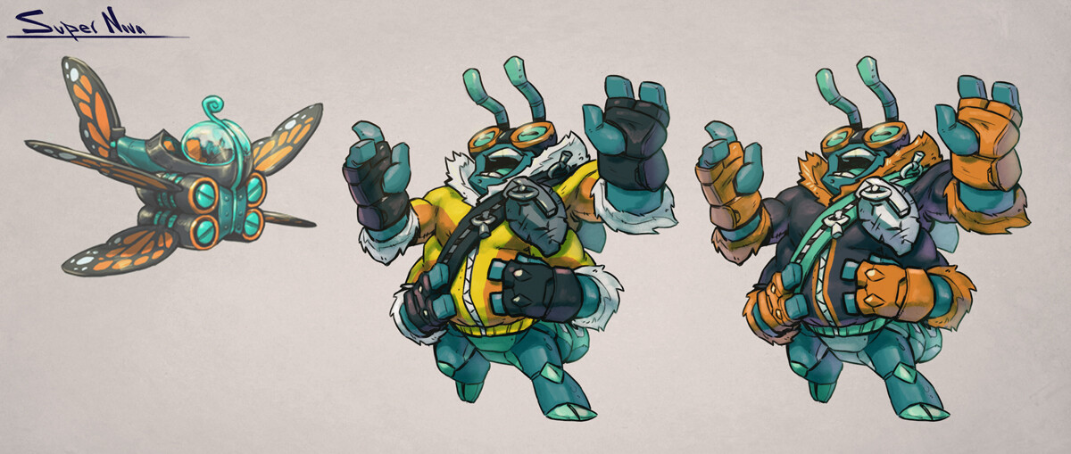 Thrillipede concept art by Jeff Bellio