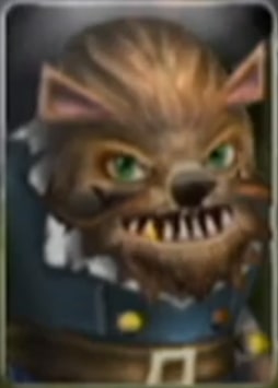 Bandit's character portrait in Skylanders: Spyro's Adventure (Wii version).