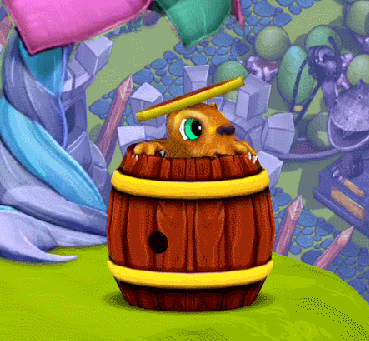 Baxter's idle and poke animation