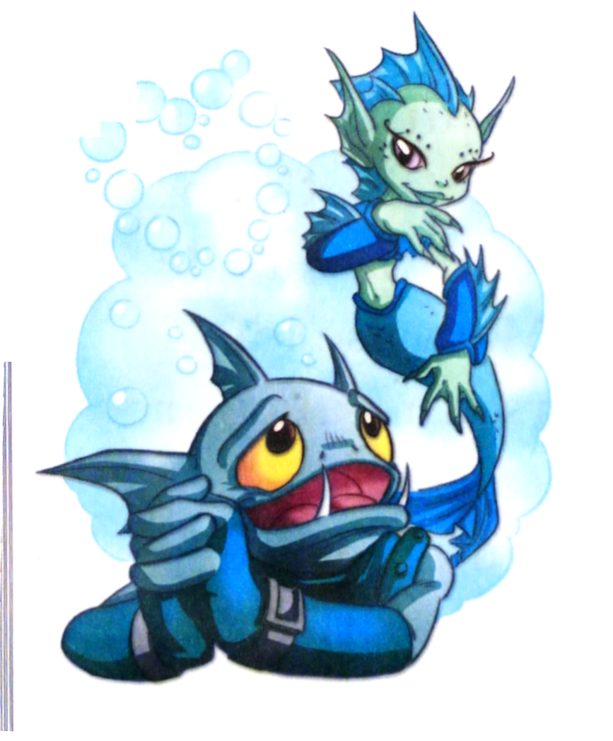 Colored illustration from the french version of the Gill Grunt and the Curse of the Fish Master novel