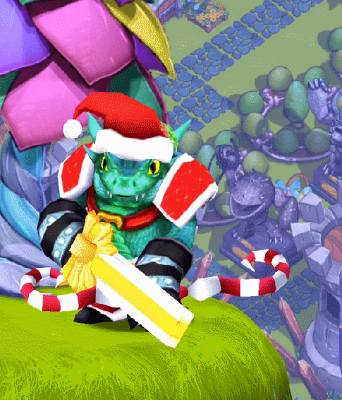 Merry Snap Shot's idle and poke animation
