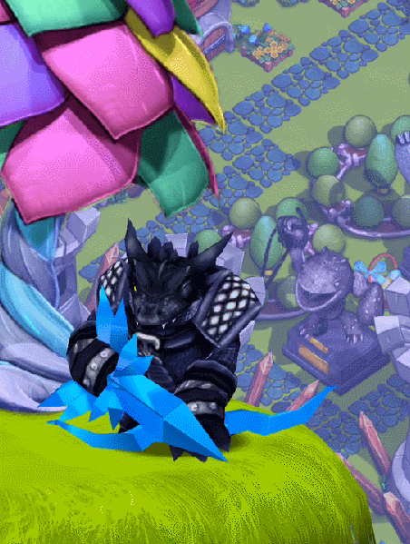 Dark Snap Shot's idle and poke animation in Skylanders: Lost Islands