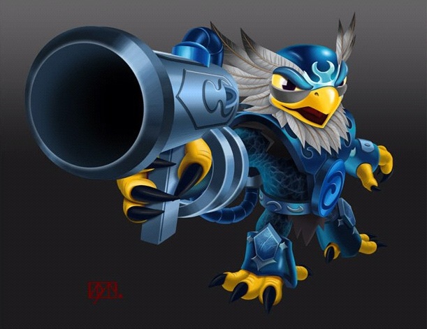 Jet-Vac art that was scrapped in the final version of Giants