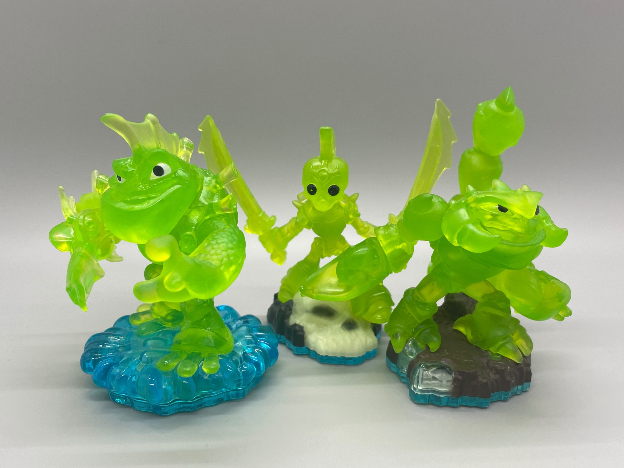 Transluscent Green figures
