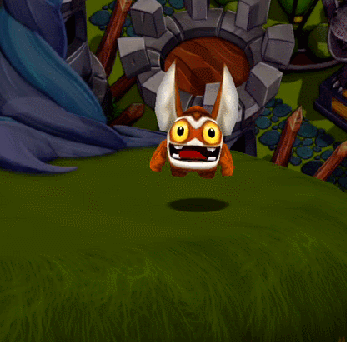 Trigger Snappy's idle and poke animation in Skylanders: Lost Islands