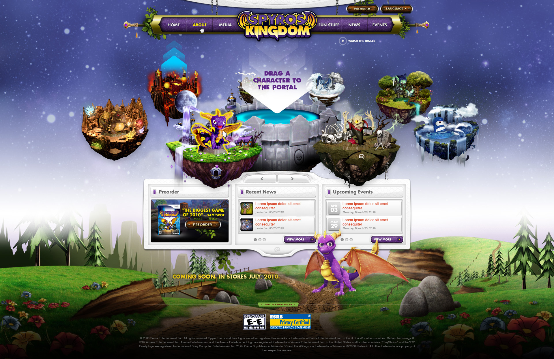 Tarclops as seen on the Water island of the work-in-progress scrapped Spyro's Kingdom webpage