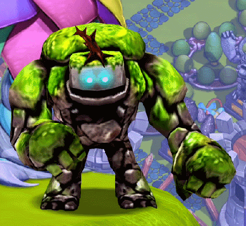 Gigantus' idle and poke animation