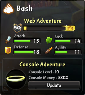 The stats as they may appear in the webgame. Click for a larger version.