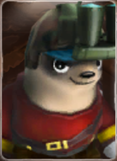 Snuckles' character portrait in Skylanders: Spyro's Adventure (Troll Warehouse, Wii)
