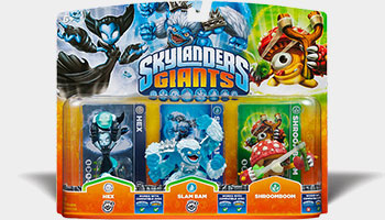 Shroomboom in a triple pack with Series 2 Hex and Series 2 Slam Bam