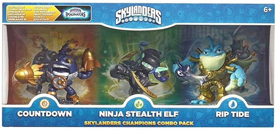 Ninja Stealth Elf in a Champions Combo Pack with Countdown and Rip Tide