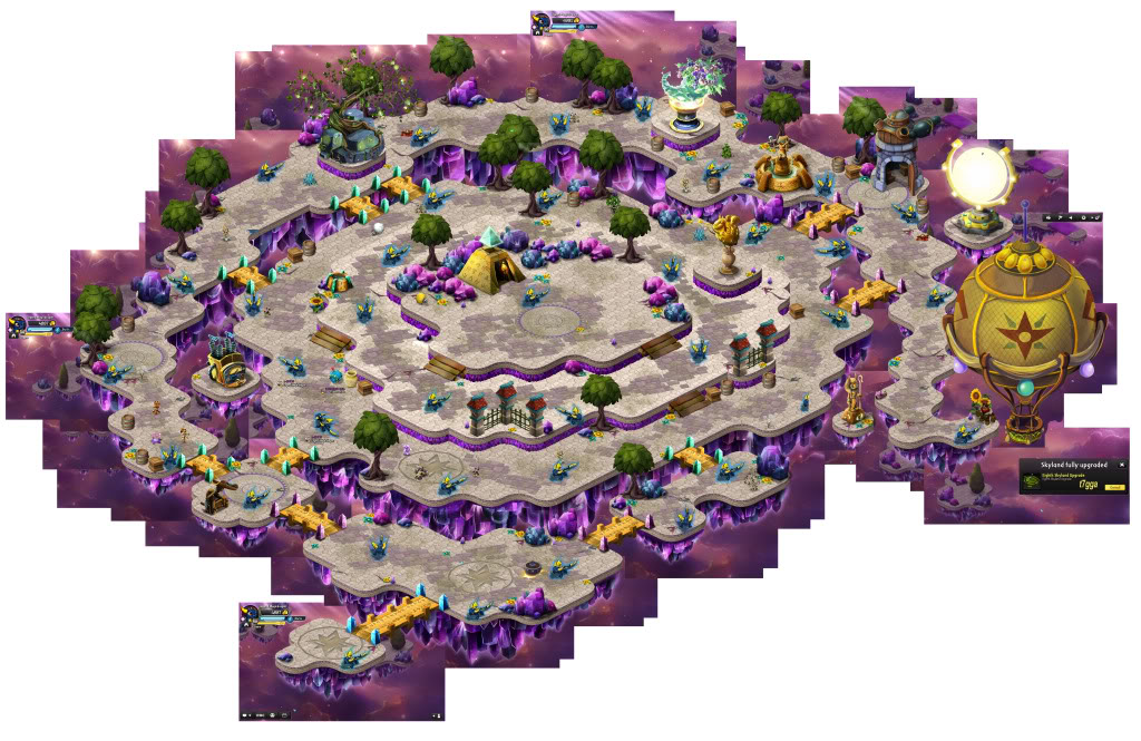 A Magic Skyland.