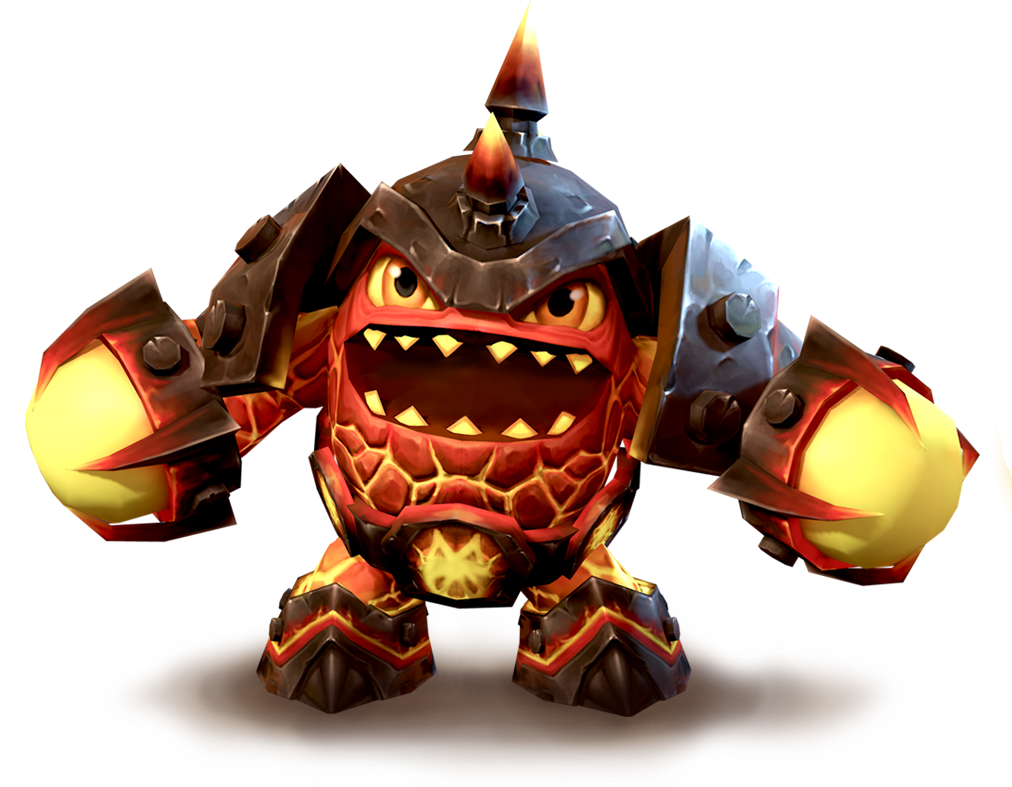 A transparent render of Eruptor's Awakened form