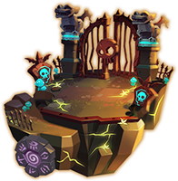 Bone Grave Village version 1 island art