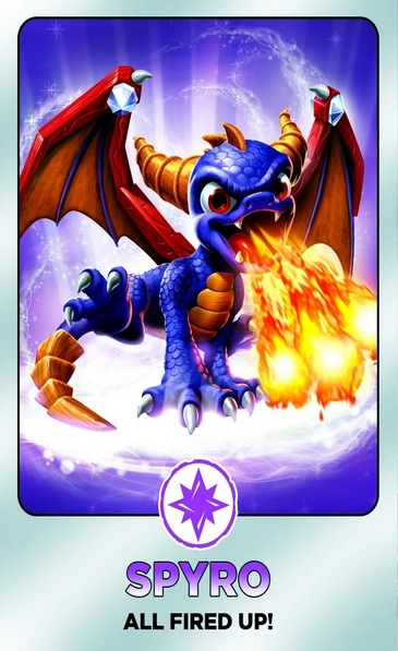 Series 2 Spyro Topps trading card