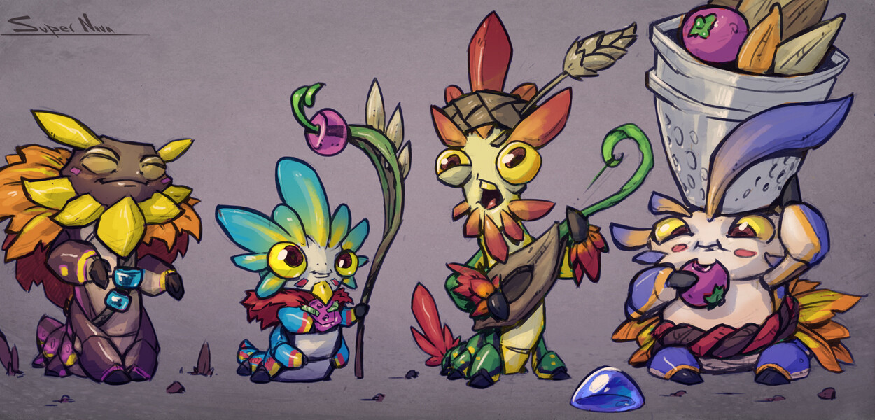 Twitterpillars concept art by Jeff Bellio