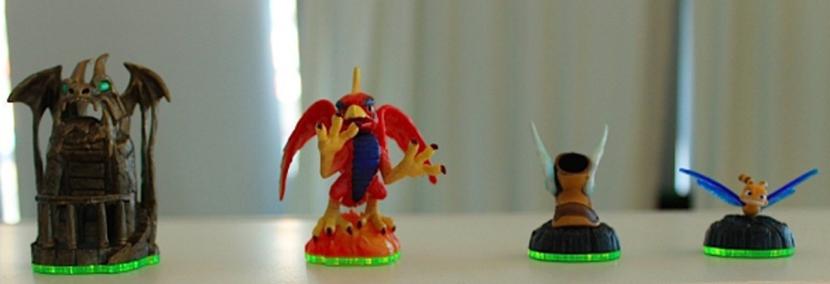 Dragon's Peak items all in toy form.