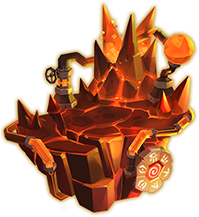 Infernal Volcano version 1 art