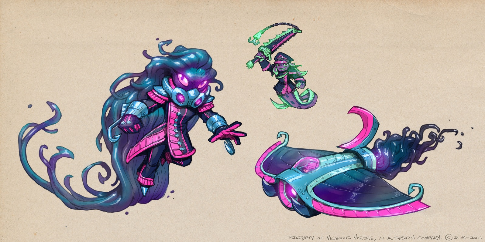 Initial eel-like concept of Nightfall and others[2]