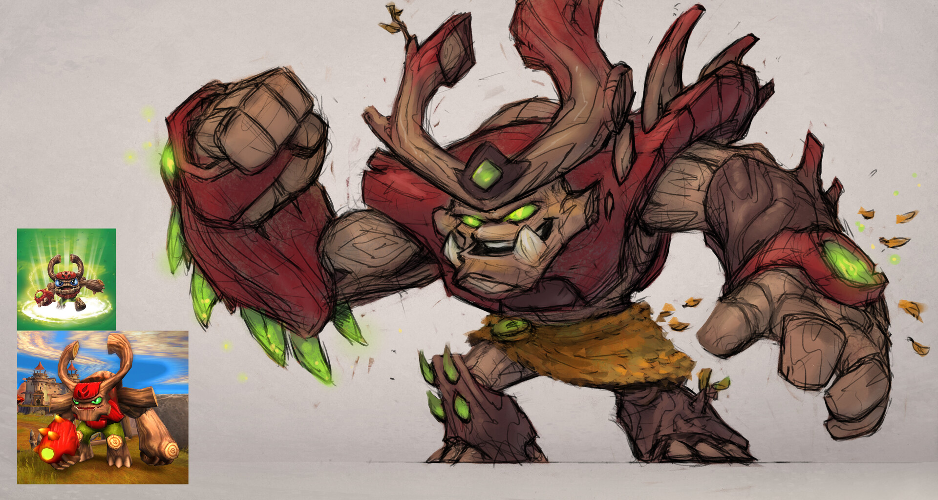 2017 early concept of an aged up Tree Rex by Jeff Bellio