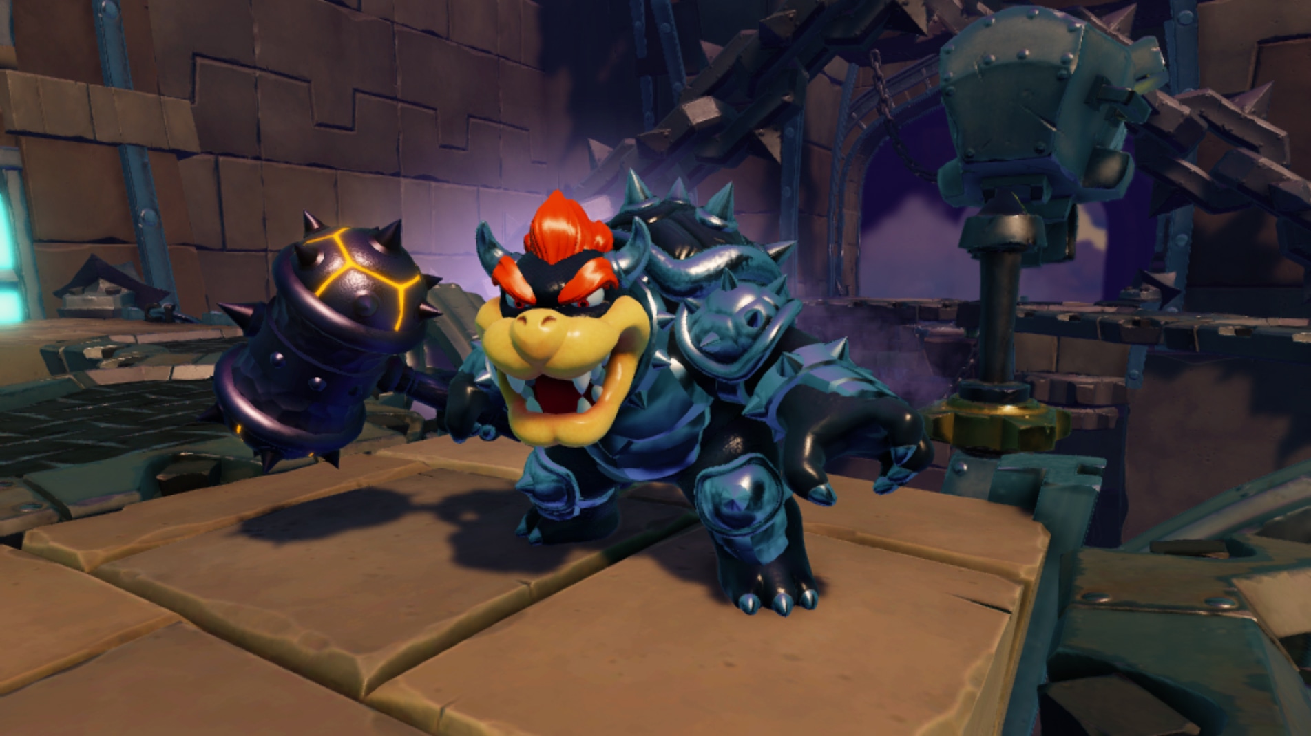 Dark Hammer Slam Bowser ingame