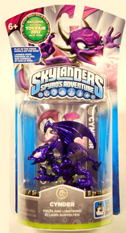 Metallic Cynder packaging