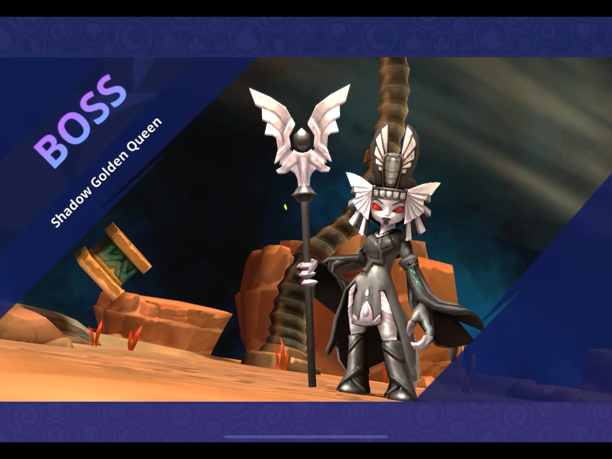 Dark Golden Queen's intro from Skylanders: Ring of Heroes.