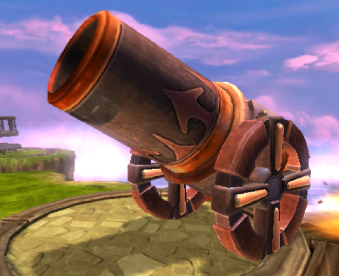 Battlement cannon in The Sky is Falling
