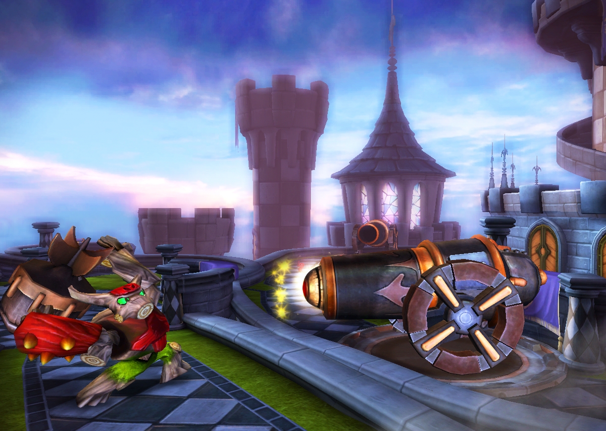 Battlement cannon seen in promo image
