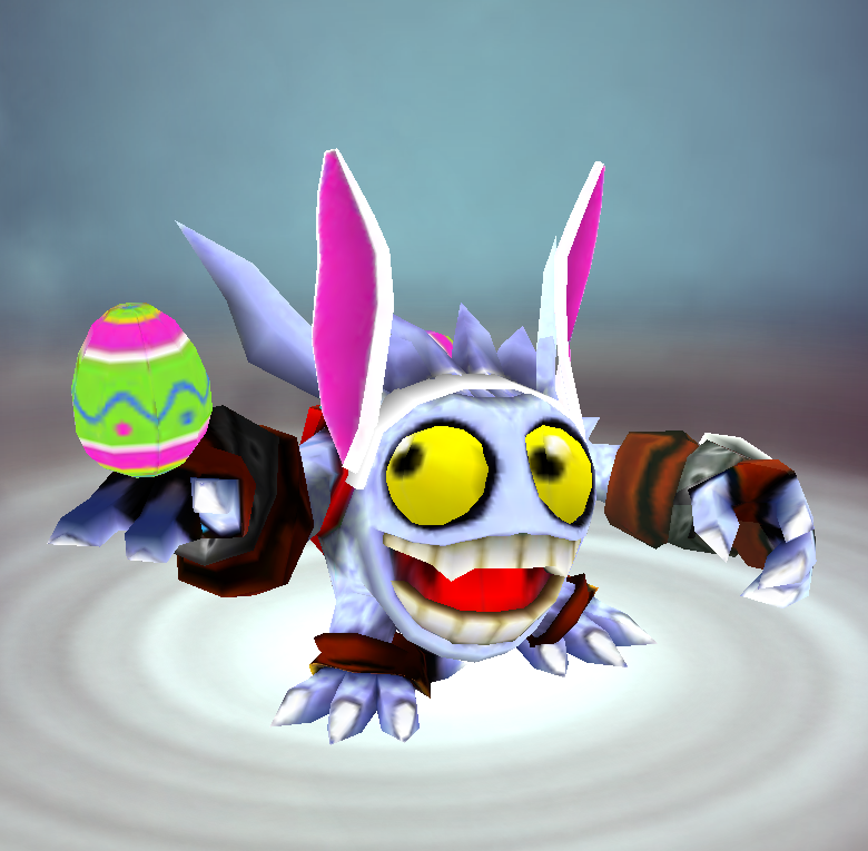 Hoppity Pop Fizz spreading the joy of easter to Skylands.