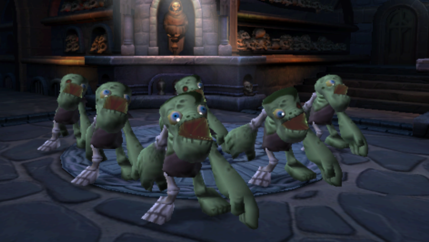 Rotting Robbies seen in Skylanders: Giants