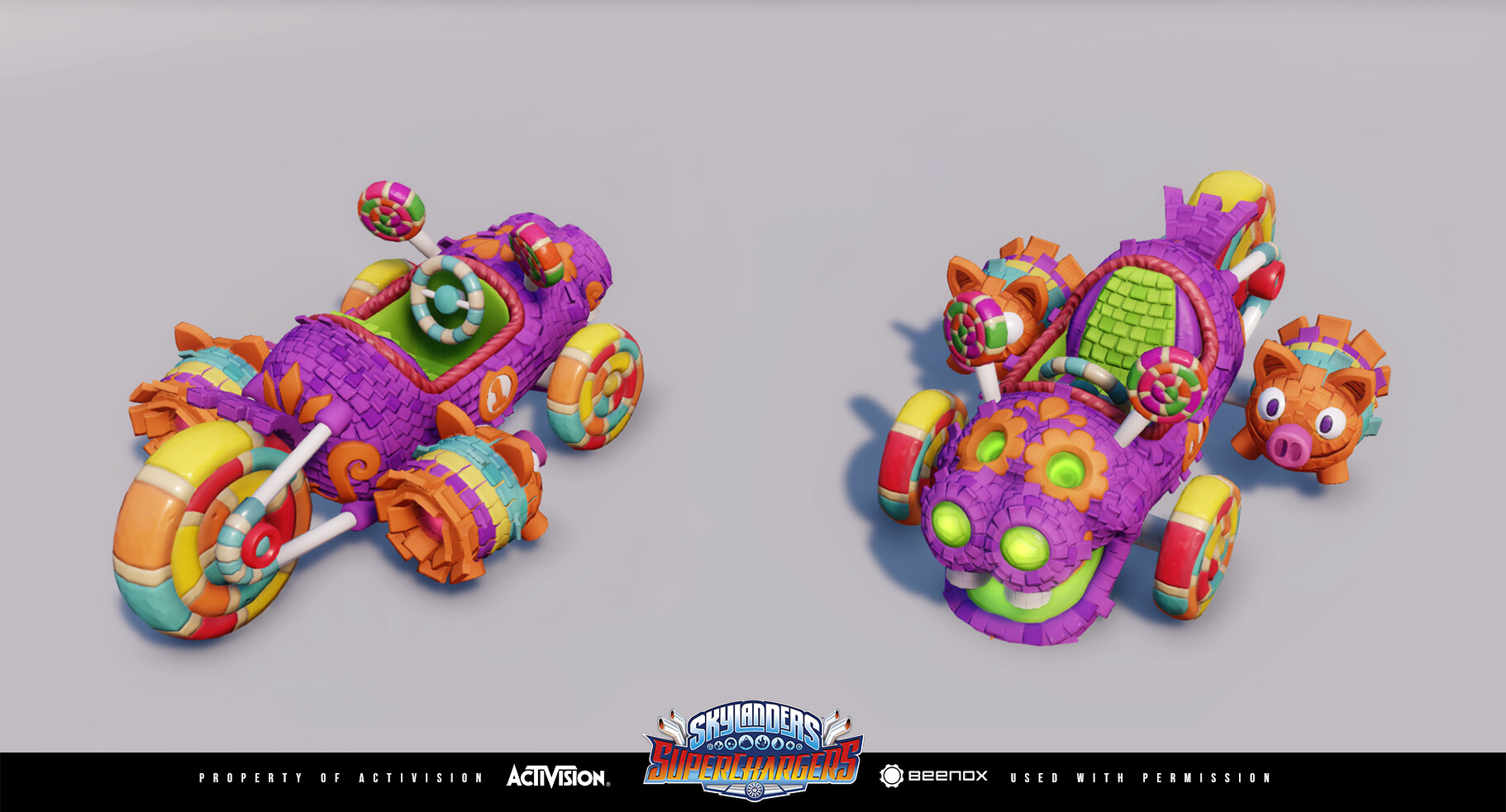 Completed model render by Jonathan Rancourt of Pain-Yatta's vehicle